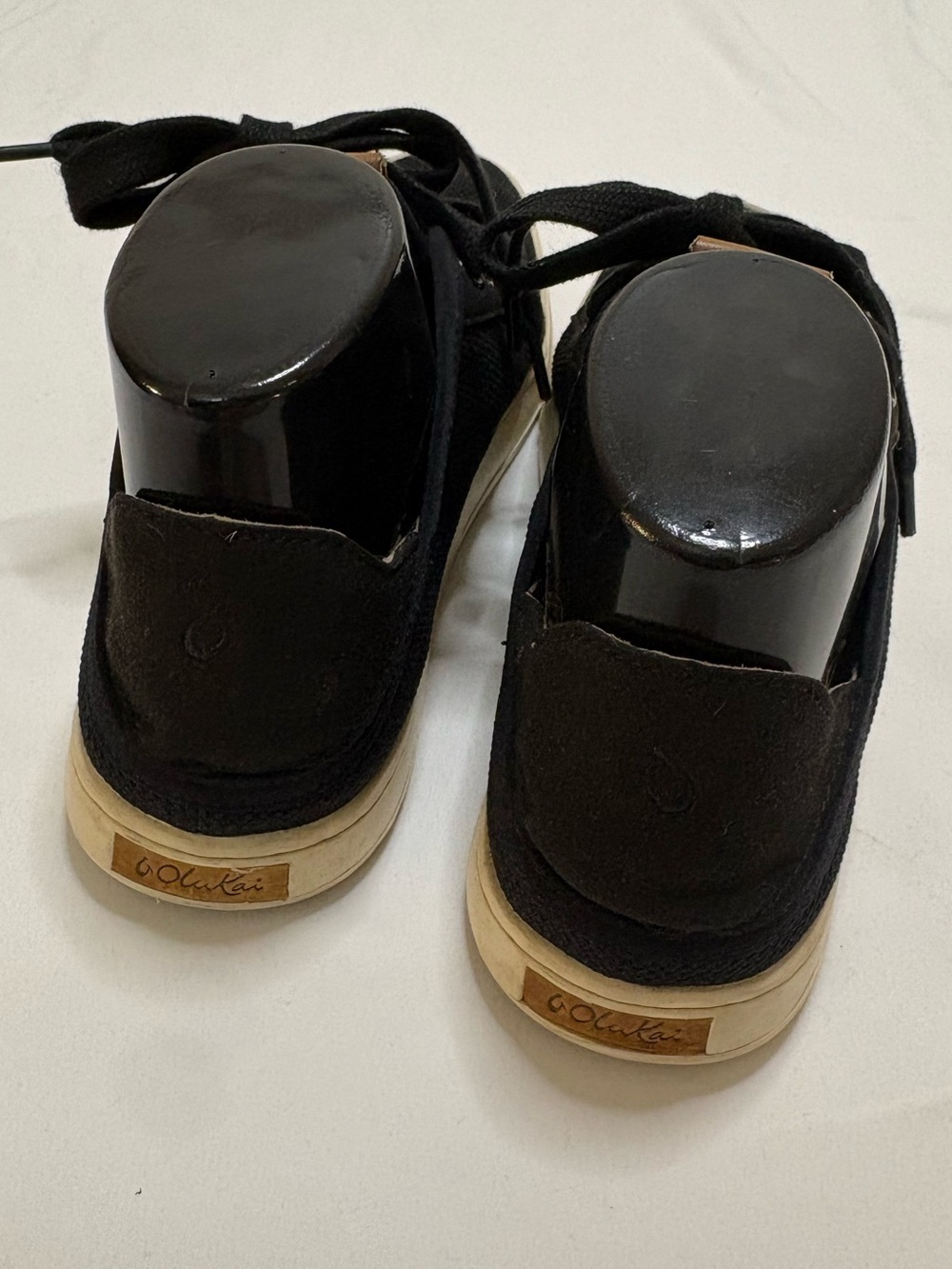 Olukai Pehuea Li Black Sneakers Women’s Size 7.5 Comfort Walking Shoes - Picture 3 of 14
